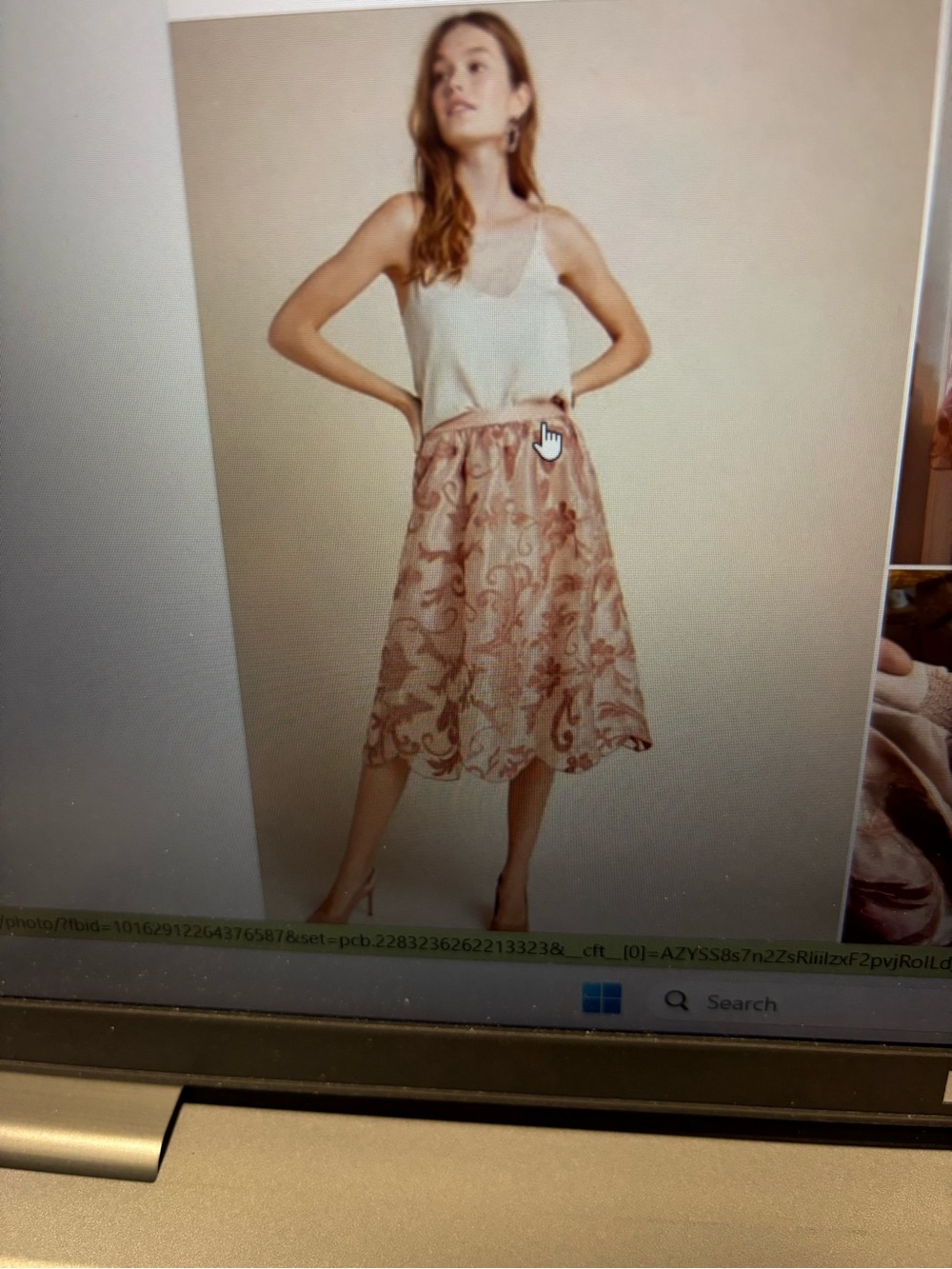 Anthropologie Maeve Shanon Embroidered Midi Skirt